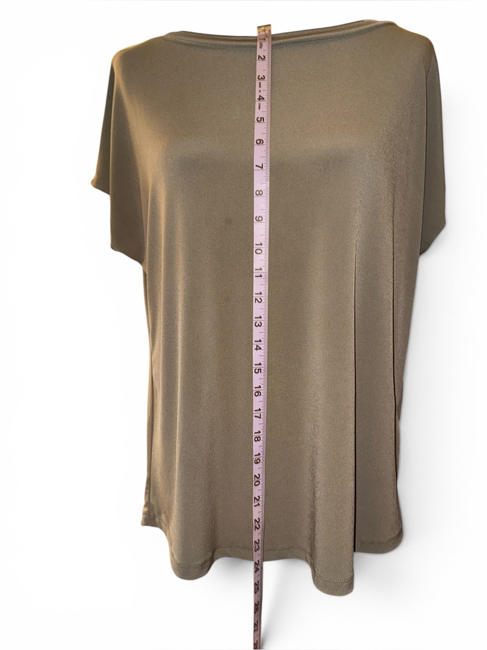Women’s Olive Green Short Sleeve top sz Large